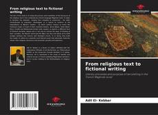 Bookcover of From religious text to fictional writing