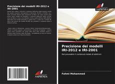 Capa do livro de Precisione dei modelli IRI-2012 e IRI-2001 