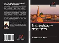 Couverture de Ramy metodologiczne nauczania historii specjalistycznej