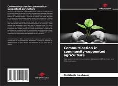 Portada del libro de Communication in community-supported agriculture