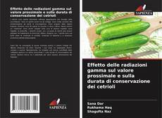 Buchcover von Effetto delle radiazioni gamma sul valore prossimale e sulla durata di conservazione dei cetrioli