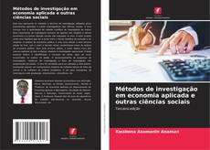 Buchcover von Métodos de investigação em economia aplicada e outras ciências sociais