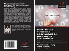 Couverture de Materializacja i zarządzanie pojawiającymi się wymaganiami interesariuszy