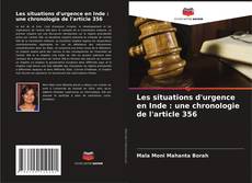 Copertina di Les situations d'urgence en Inde : une chronologie de l'article 356