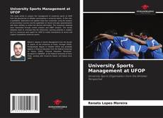 Bookcover of University Sports Management at UFOP