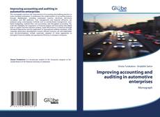 Buchcover von Improving accounting and auditing in automotive enterprises