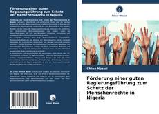 Capa do livro de Förderung einer guten Regierungsführung zum Schutz der Menschenrechte in Nigeria 