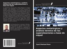 Capa do livro de Aspectos metalúrgicos y análisis térmico de las superaleaciones a base de níquel 