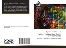 Borítókép a  Study of the Hpre-Open Sets in Topological Spaces - hoz