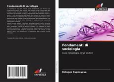 Capa do livro de Fondamenti di sociologia 