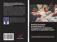 Buchcover von Analiza procesu projektowania i zarządzania projektami społeczno-gospodarczymi
