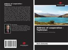 Borítókép a  Address of cooperation - Tajikistan - hoz
