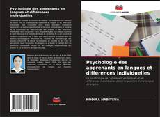 Couverture de Psychologie des apprenants en langues et différences individuelles