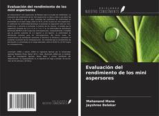 Couverture de Evaluación del rendimiento de los mini aspersores