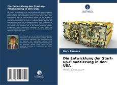Buchcover von Die Entwicklung der Start-up-Finanzierung in den USA