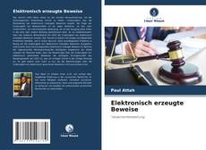 Capa do livro de Elektronisch erzeugte Beweise 