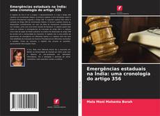 Capa do livro de Emergências estaduais na Índia: uma cronologia do artigo 356 