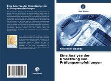 Couverture de Eine Analyse der Umsetzung von Prüfungsempfehlungen