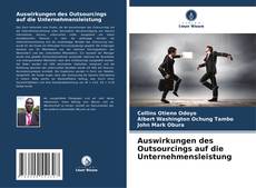 Capa do livro de Auswirkungen des Outsourcings auf die Unternehmensleistung 