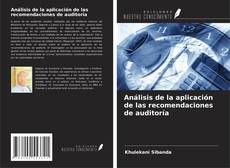 Copertina di Análisis de la aplicación de las recomendaciones de auditoría