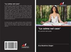 Capa do livro de "La calma nel caos" 