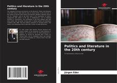 Buchcover von Politics and literature in the 20th century