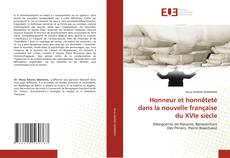 Обложка Honneur et honnêteté dans la nouvelle française du XVIe siècle