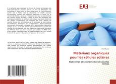 Buchcover von Matériaux organiques pour les cellules solaires