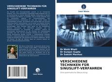 Buchcover von VERSCHIEDENE TECHNIKEN FÜR SINUSLIFT-VERFAHREN