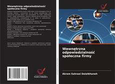 Buchcover von Wewnętrzna odpowiedzialność społeczna firmy