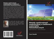 Capa do livro de Metody spektroskopii modulacyjnej w badaniach materiałów fotowoltaicznych 