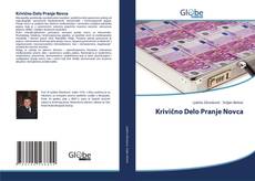 Krivično Delo Pranje Novca kitap kapağı
