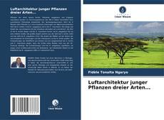 Buchcover von Luftarchitektur junger Pflanzen dreier Arten...