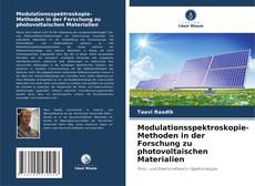 Обложка Modulationsspektroskopie-Methoden in der Forschung zu photovoltaischen Materialien