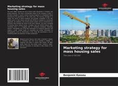 Buchcover von Marketing strategy for mass housing sales