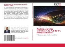 Capa do livro de Análisis sobre los teoremas 4.1 y 4.2 del Dr. Francisco Bulnes 