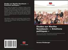 Couverture de Études sur Martha Nussbaum : « Émotions politiques »