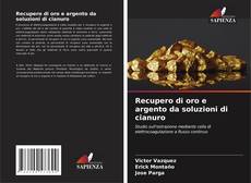 Capa do livro de Recupero di oro e argento da soluzioni di cianuro 