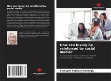 How can luxury be reinforced by social media? kitap kapağı