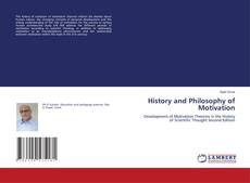 Couverture de History and Philosophy of Motivation