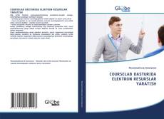 Buchcover von COURSELAB DASTURIDA ELEKTRON RESURSLAR YARATISH