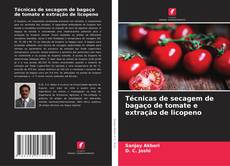Portada del libro de Técnicas de secagem de bagaço de tomate e extração de licopeno