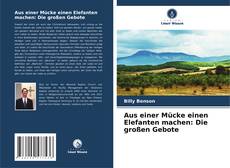 Capa do livro de Aus einer Mücke einen Elefanten machen: Die großen Gebote 