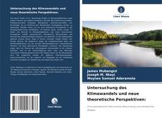 Capa do livro de Untersuchung des Klimawandels und neue theoretische Perspektiven: 
