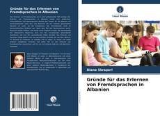 Buchcover von Gründe für das Erlernen von Fremdsprachen in Albanien