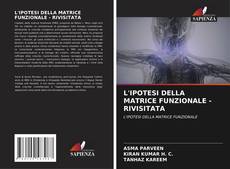 Buchcover von L'IPOTESI DELLA MATRICE FUNZIONALE - RIVISITATA