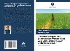 Capa do livro de Untersuchungen zur genetischen Variabilität von Leinsamen (Linum usitatissimum L.) 