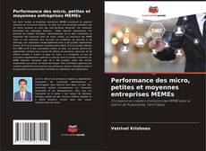 Portada del libro de Performance des micro, petites et moyennes entreprises MEMEs