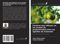 Portada del libro de Factores que influyen en los niveles de productividad entre los agentes de extensión