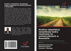 Couverture de Analiza satysfakcji zawodowej kadry naukowej na uniwersytetach w Rwandzie